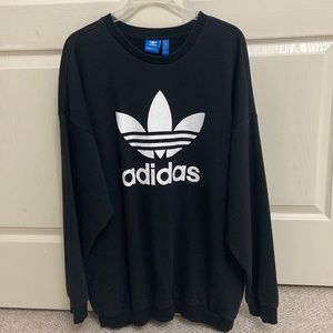 Womens Adidas sweatshirt black
